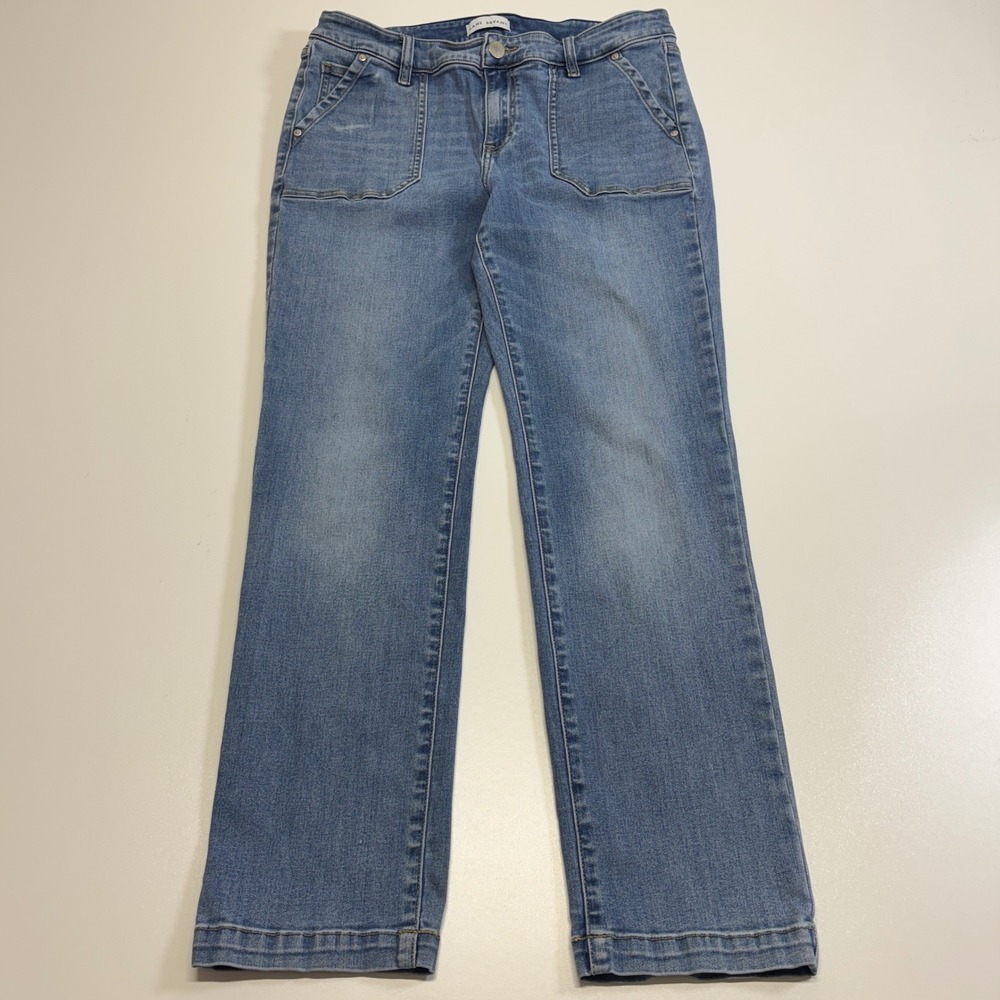Lane Bryant Jeans Womens 14 Signature Fit Mid Rise Straight Magic Waistband